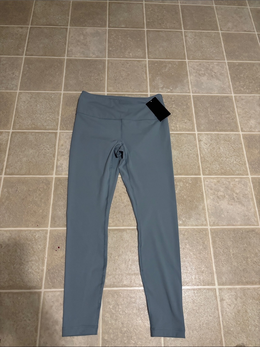 90 Degree By Reflex High-Waist Performance Leggings - Slate Blue Gray - Picture 5 of 5